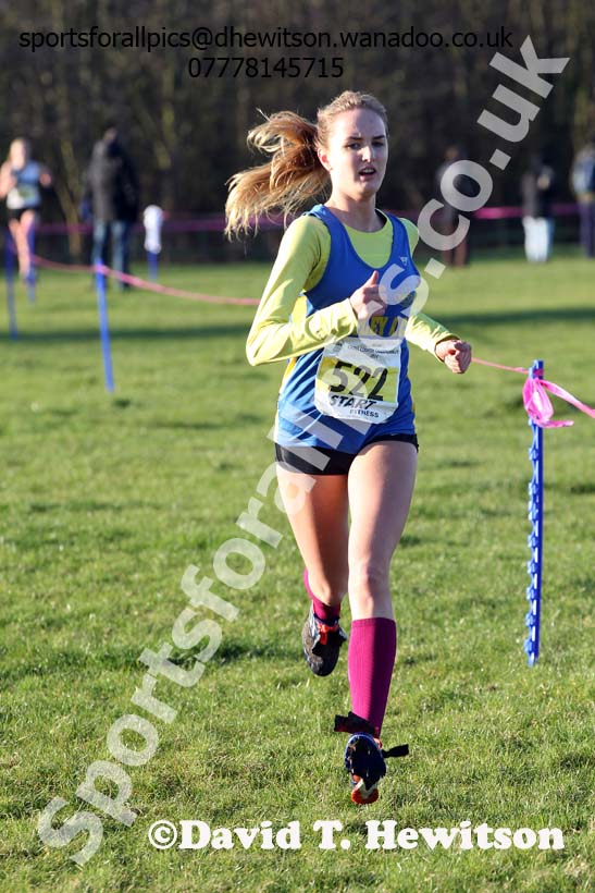 Womens under-17s and 20s North Eastern Cross Country Chanpionships. Photo: David T. Hewitson/Sports for All Pics